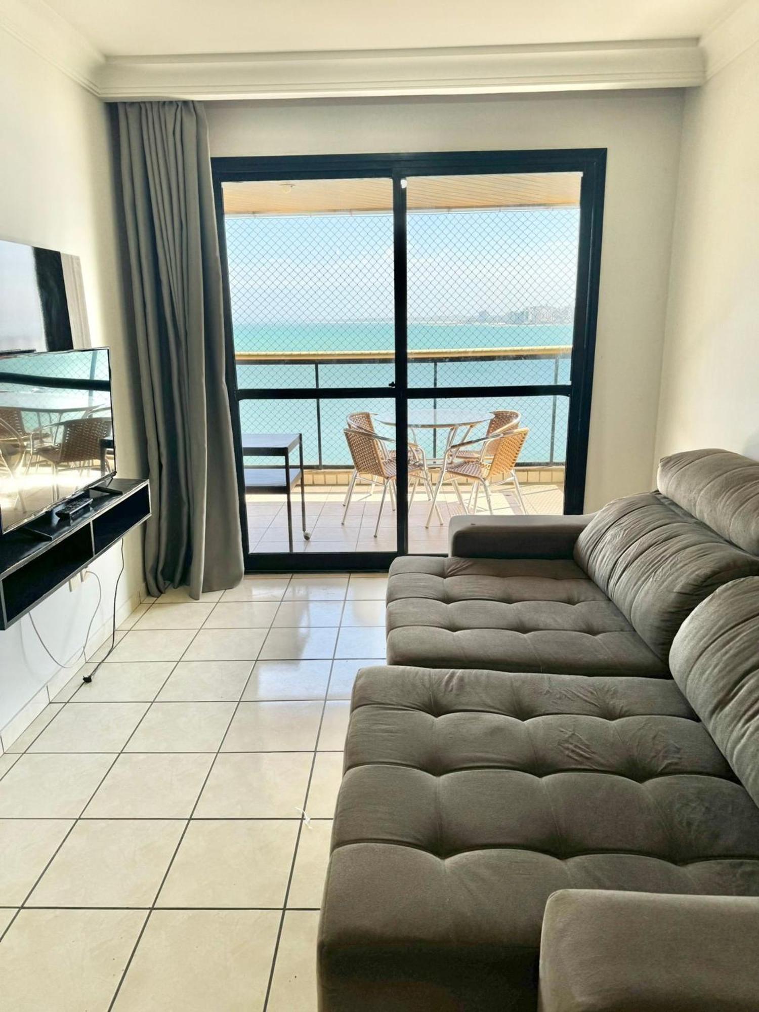 Praia Do Morro - Apt. Canto Nobre, Frente Total Para O Mar, 4 Quartos 1 Vaga De Garagem, 2 Banheiros Guarapari Exteriör bild