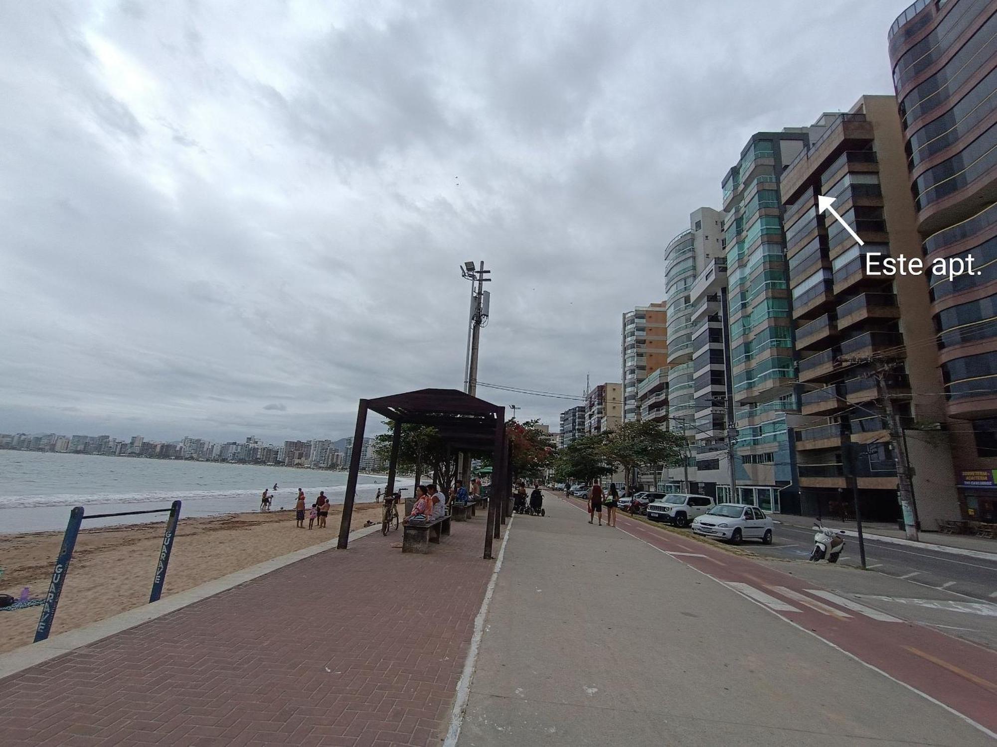 Praia Do Morro - Apt. Canto Nobre, Frente Total Para O Mar, 4 Quartos 1 Vaga De Garagem, 2 Banheiros Guarapari Exteriör bild